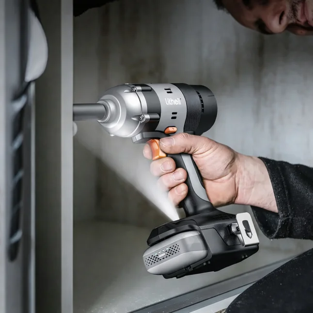 Акумуляторний ударний гайковерт Litheli безщітковий, живлення від павербанку (УМБ Litheli Power Bank 20000 mAh, 45 W, 2А в комплекті) — Photo 2