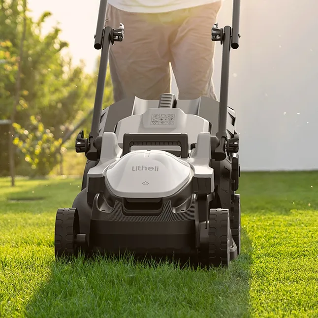 Акумуляторна газонокосарка Litheli, живлення від павербанку (УМБ Litheli Power Bank 20000 mAh, 45 W, 4А, 1 шт в комплекті) — Photo 3