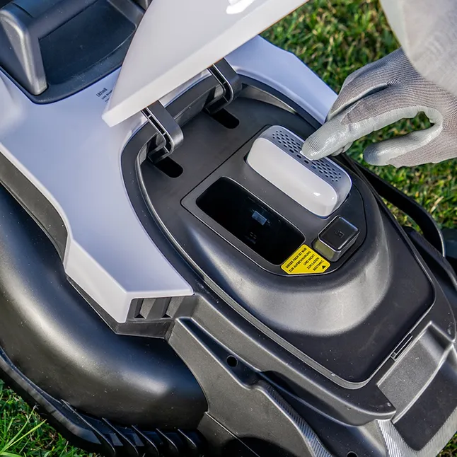 Акумуляторна газонокосарка Litheli, живлення від павербанку (УМБ Litheli Power Bank 20000 mAh, 45 W, 4А, 1 шт в комплекті) — Photo 4