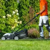 Акумуляторна газонокосарка Litheli, живлення від павербанку (УМБ Litheli Power Bank 20000 mAh, 45 W, 4А, 1 шт в комплекті) — Photo 8