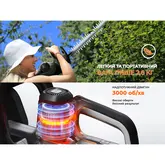 Акумуляторний кущоріз Litheli, живлення від павербанку (УМБ Litheli Power Bank 20000 mAh, 45 W, 2А в комплекті) — Photo 11